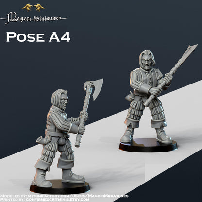 Norsemen Warband Miniatures - by Magori Miniatures