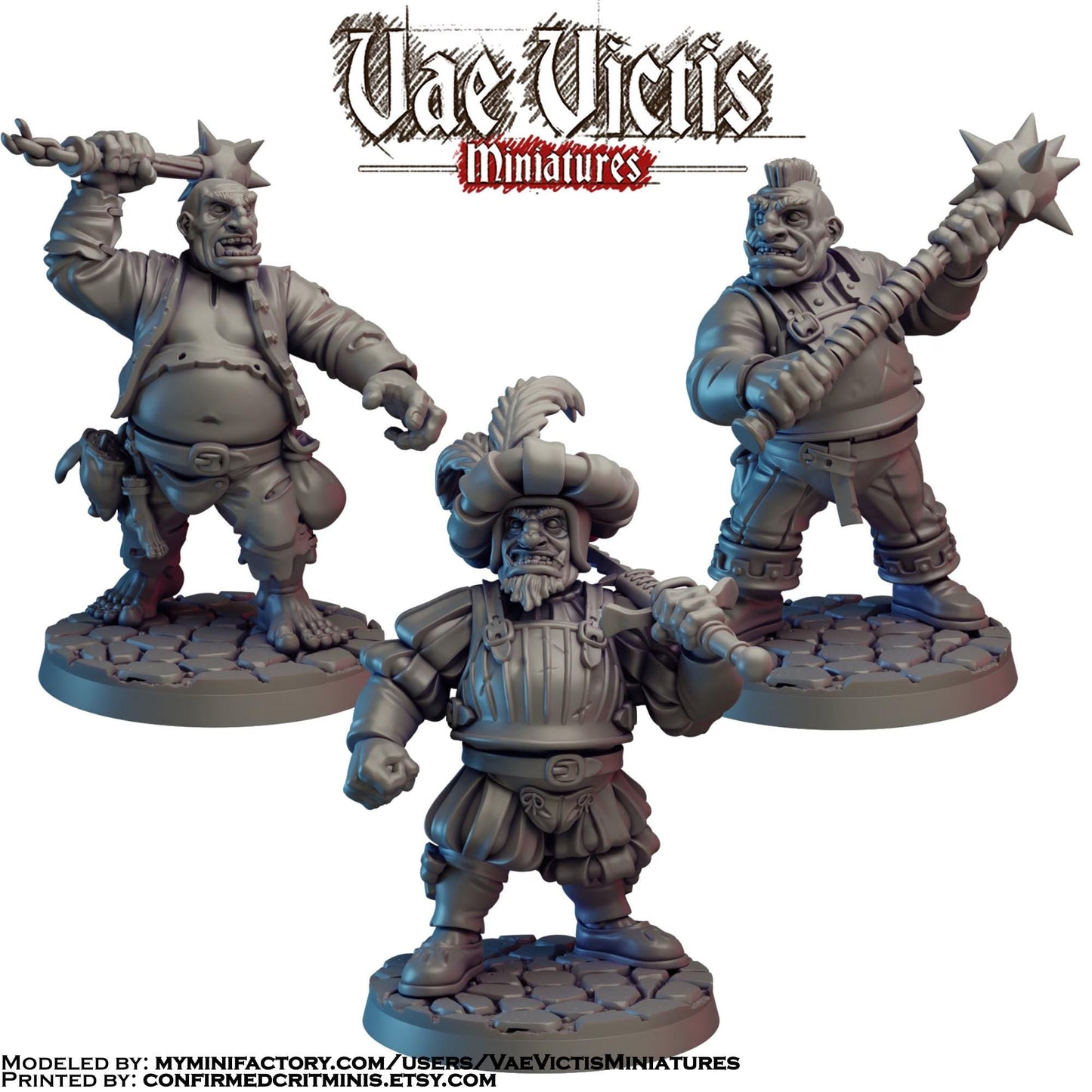 Ogre Mercenary Miniatures - by Vae Victis Miniatures