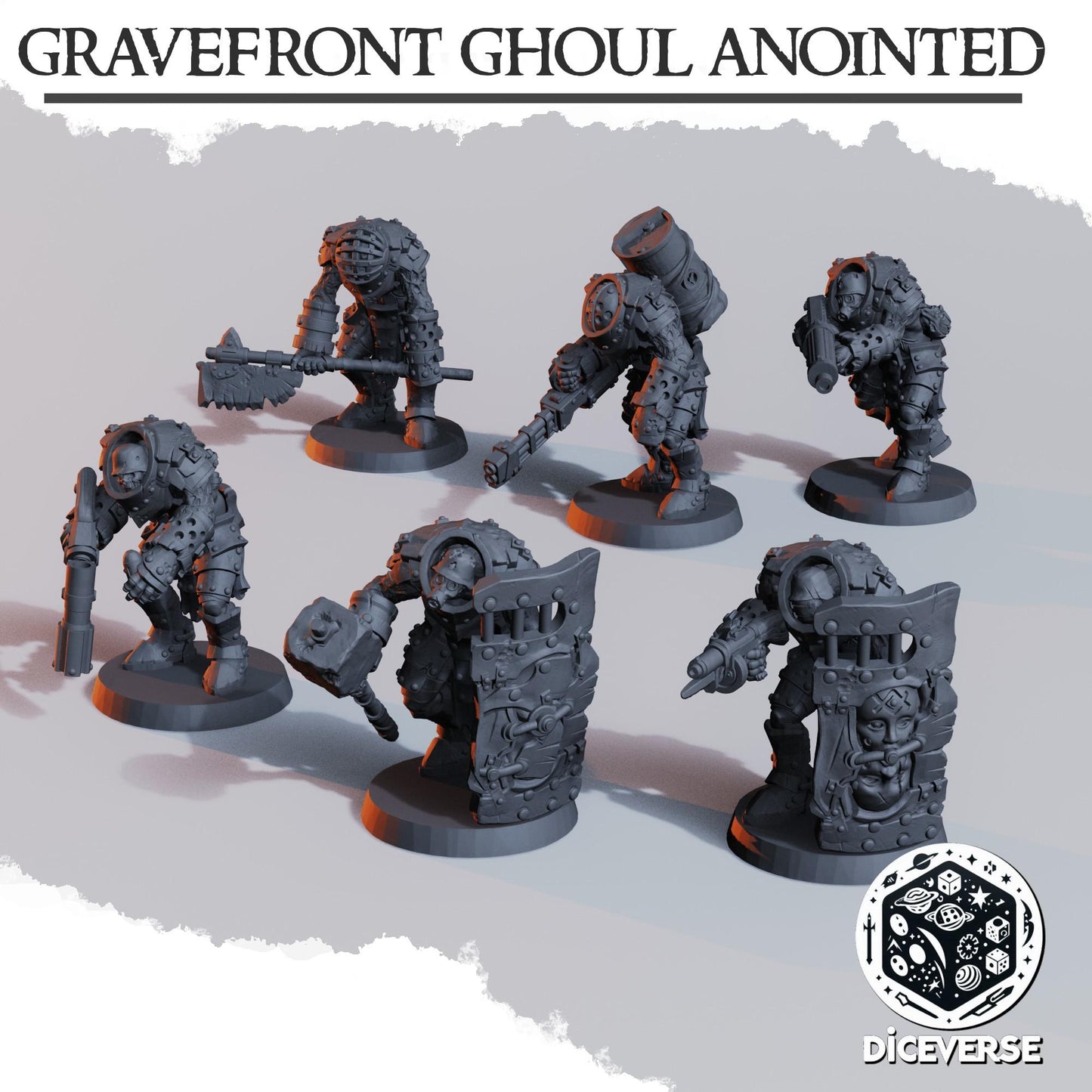 Gravefront Ghoul Anointed Modular Miniatures - Diceverse