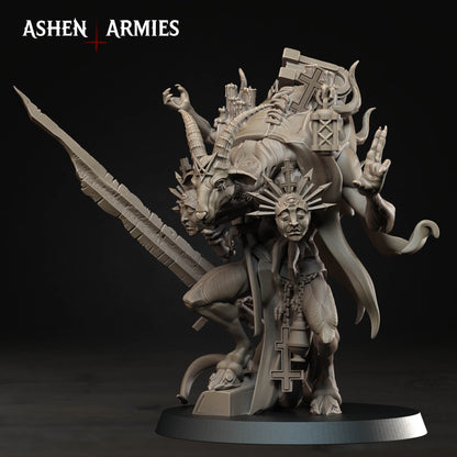 Hellbound Apostasy Scripture Guardian Miniature - Ashen Armies by Bite the Bullet