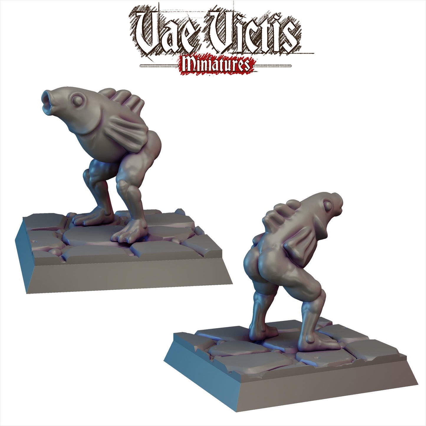 Reverse Merman Miniature - by Vae Victis Miniatures