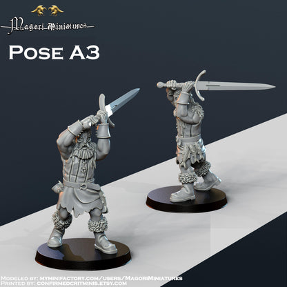 Norsemen Warband Miniatures - by Magori Miniatures