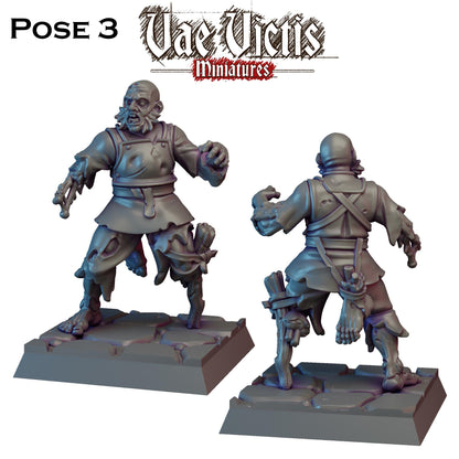 Undead Zombie Horde Miniatures - by Vae Victis Miniatures