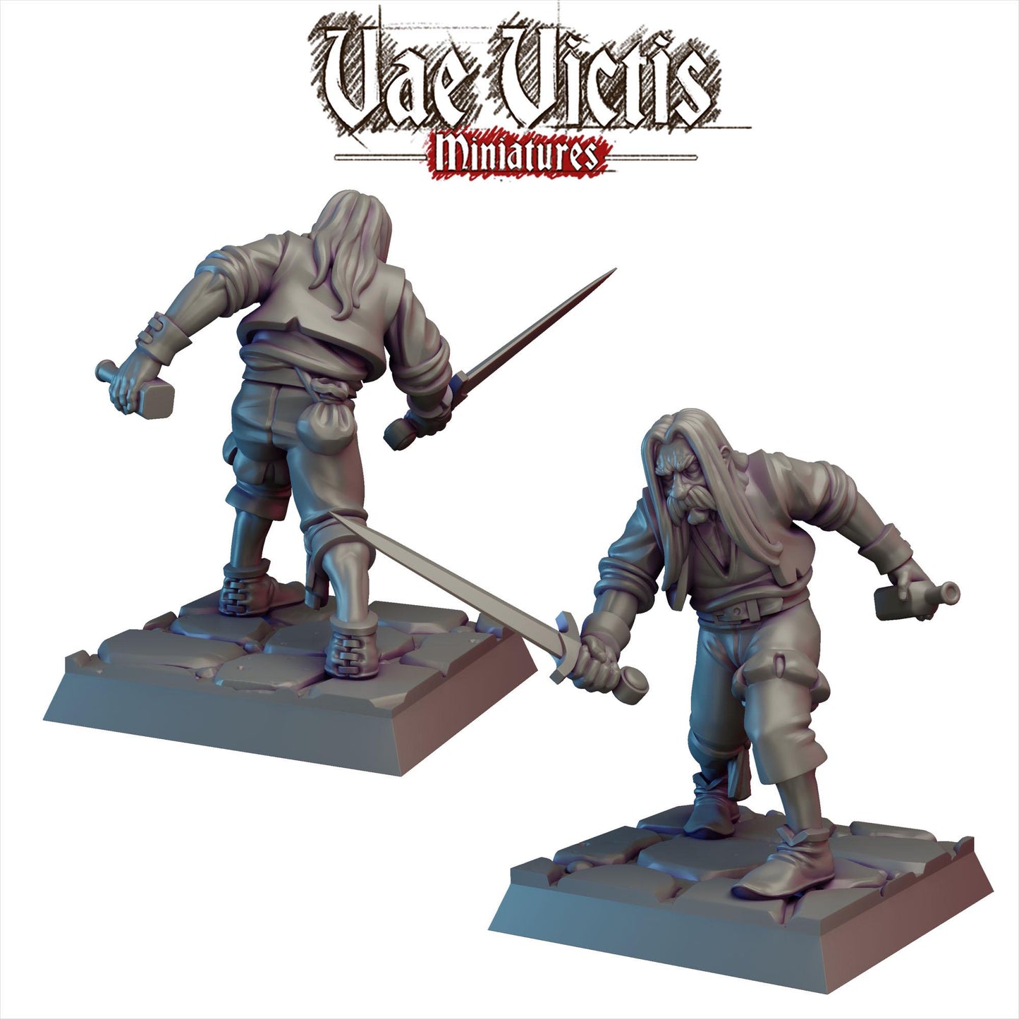 Drunk Mercenary Miniature - by Vae Victis Miniatures