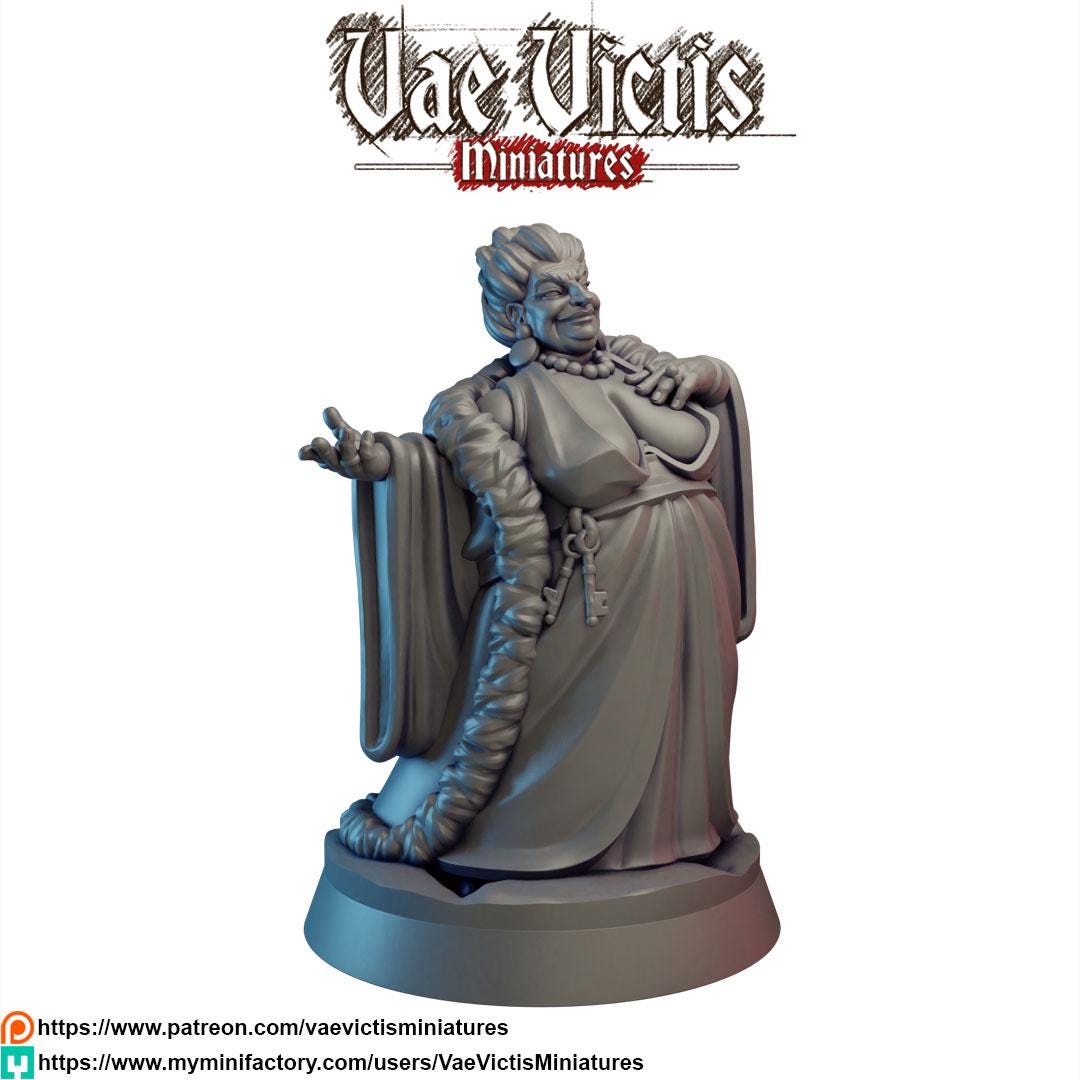 Madam Ursule Miniature - by Vae Victis Miniatures