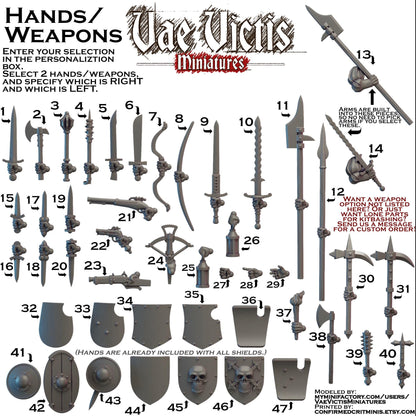 Modular Elite Mercenary Landsknecht Miniatures - by Vae Victis Miniatures