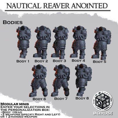 Nautical Reaver Anointed Modular Miniatures - Diceverse