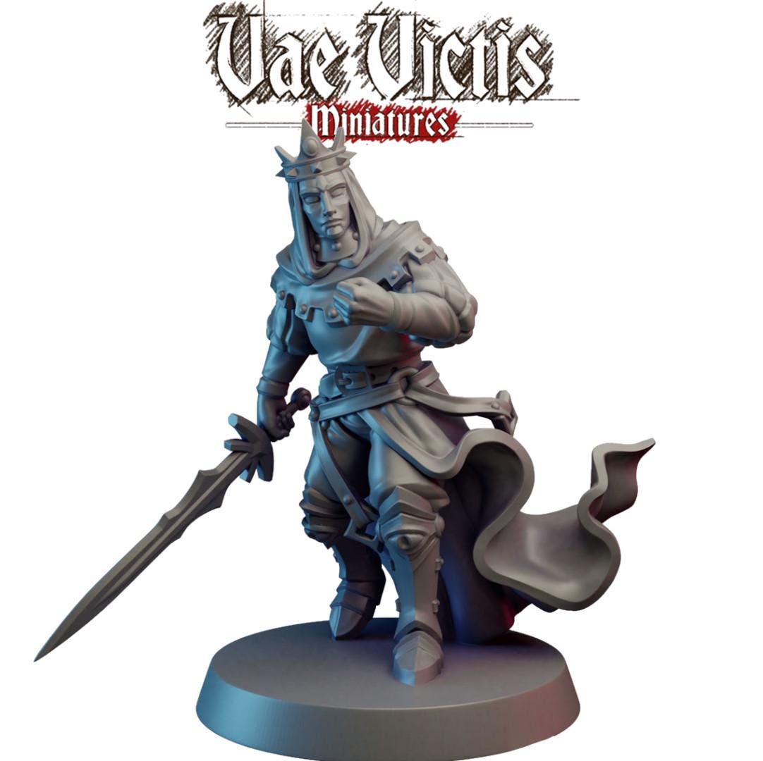 Cult Paladin Miniature - by Vae Victis Miniatures