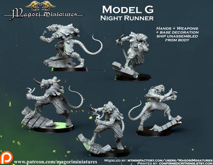 Ratfolk Warband Miniatures - by Magori Miniatures