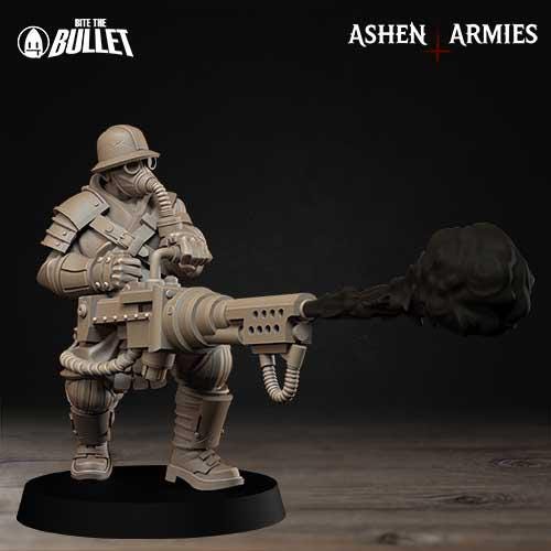 Holy Shogunate Yeomen Miniatures - Ashen Armies by Bite the Bullet
