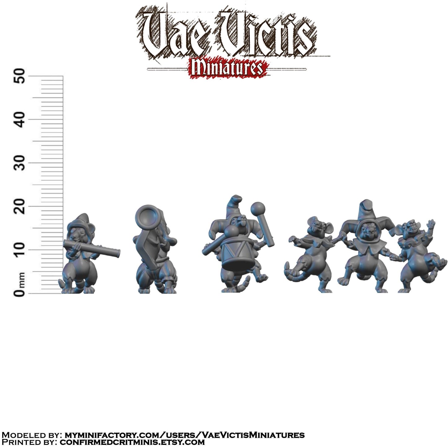 Rat Marching Band Miniatures - by Vae Victis Miniatures