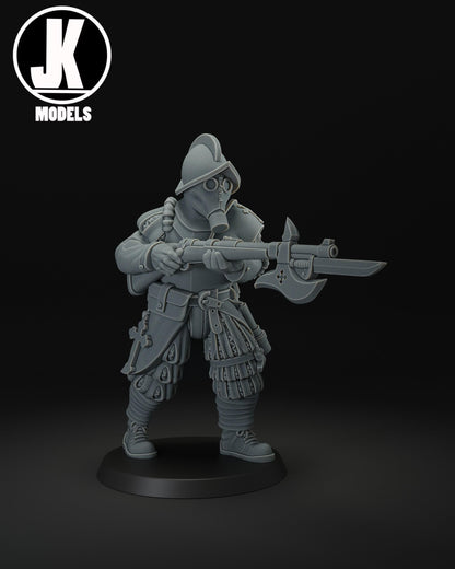 Papal Halberdier Miniature - JK Remo Models