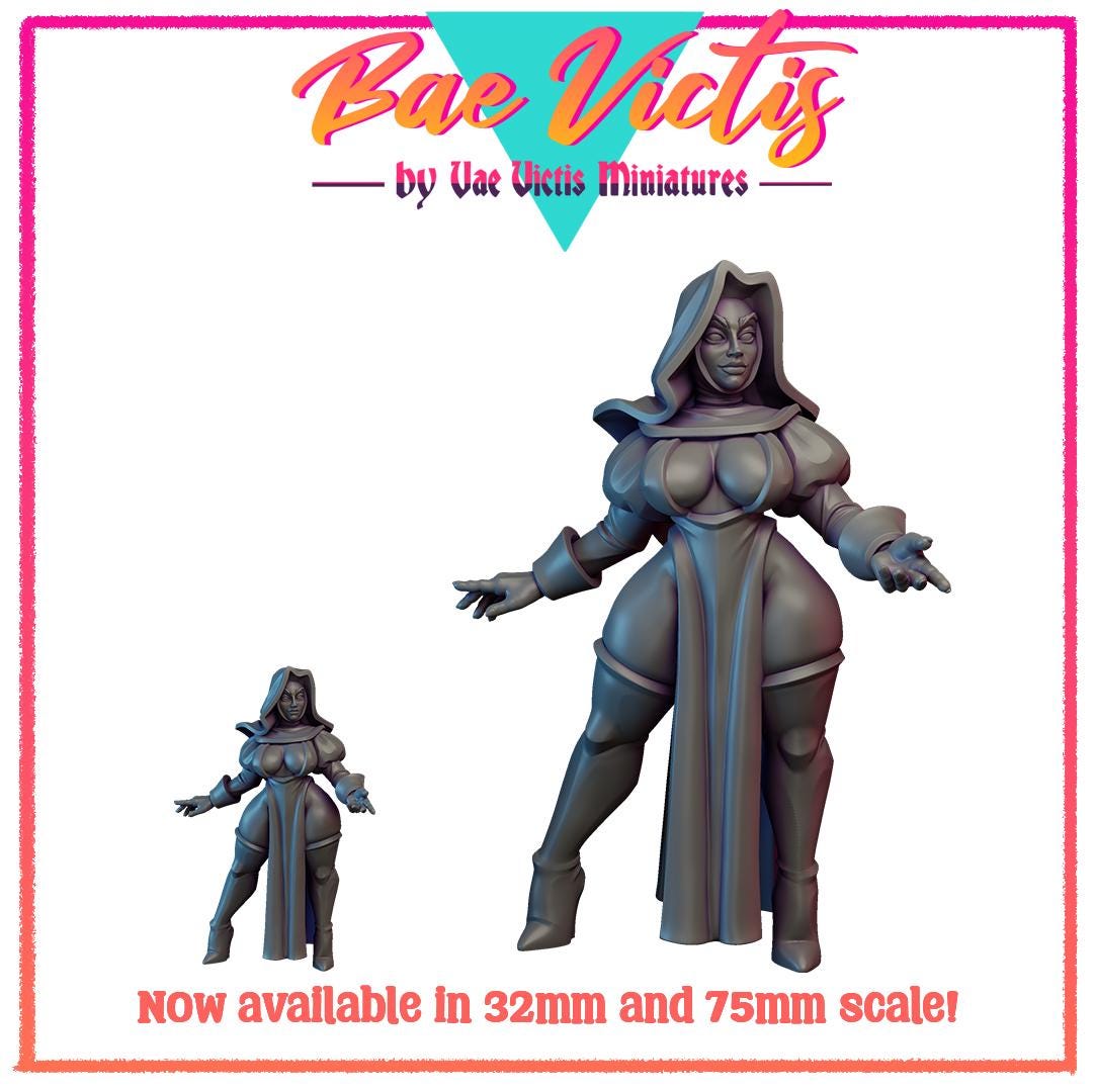 Nun Bae Victis Figurine - by Vae Victis Miniatures