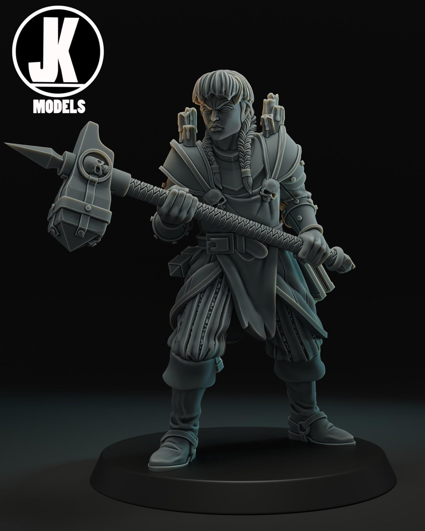 Battle Nun Miniature - JK Remo Models