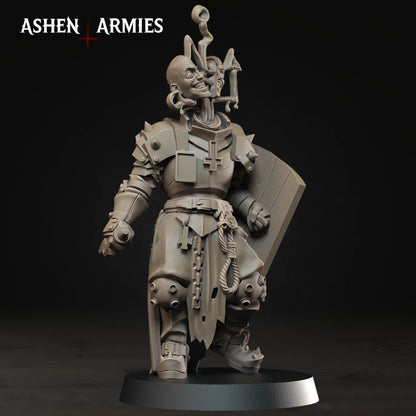 Hellbound Apostasy Heretic Chorister Miniature - Ashen Armies by Bite the Bullet