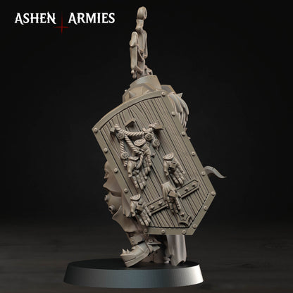 Hellbound Apostasy Heretic Chorister Miniature - Ashen Armies by Bite the Bullet