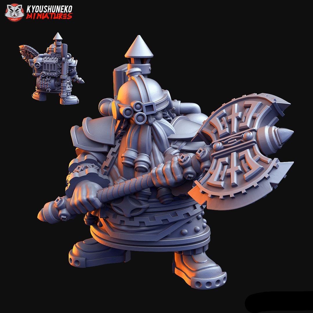 Dwarf Engineer Hero Miniature - by Kyoushuneko Miniatures