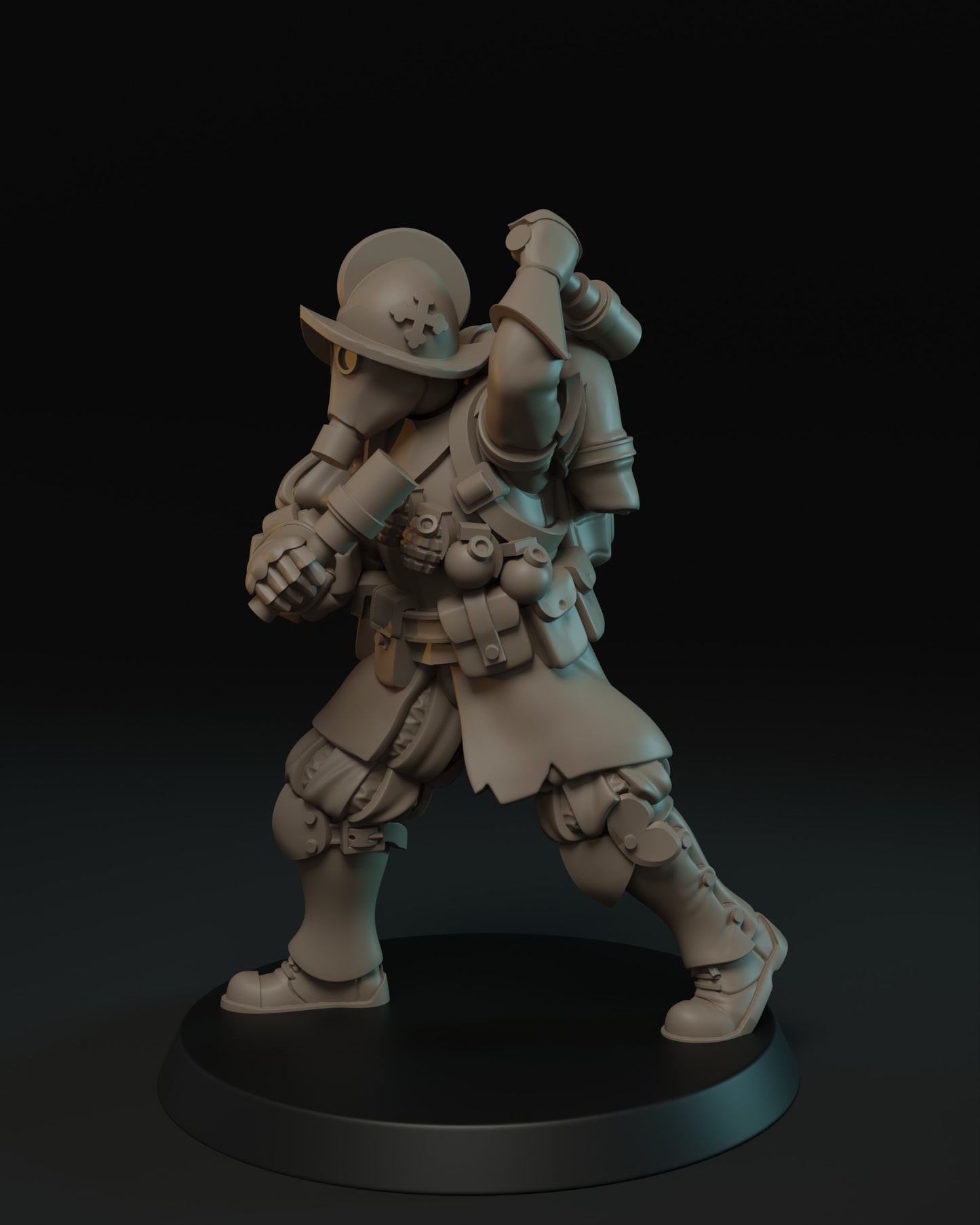Papal Grenadier Miniature - JK Remo Models