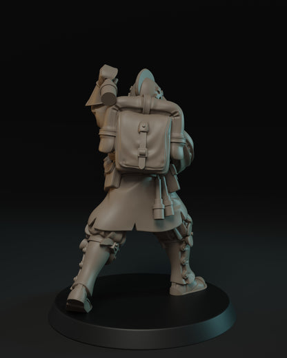 Papal Grenadier Miniature - JK Remo Models