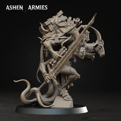 Hellbound Apostasy Scripture Guardian Miniature - Ashen Armies by Bite the Bullet