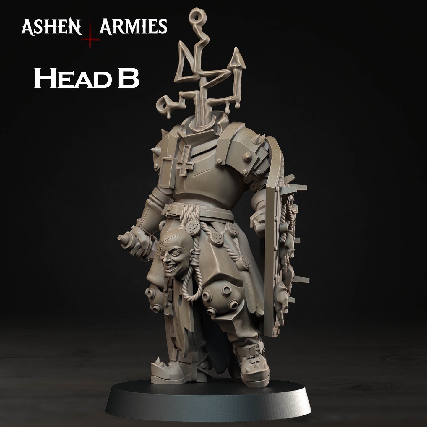 Hellbound Apostasy Heretic Chorister Miniature - Ashen Armies by Bite the Bullet