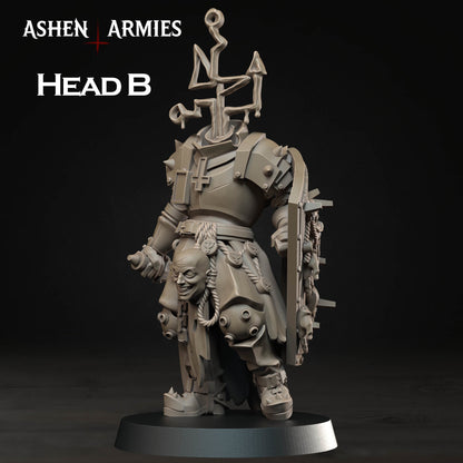 Hellbound Apostasy Heretic Chorister Miniature - Ashen Armies by Bite the Bullet
