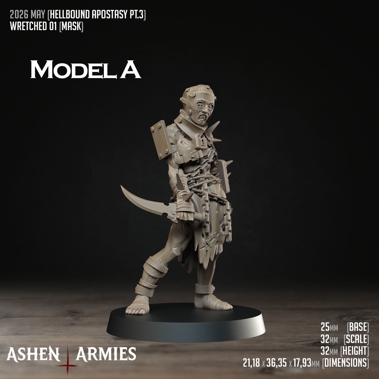 Hellbound Apostasy Wretched Miniatures - Ashen Armies by Bite the Bullet
