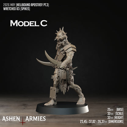 Hellbound Apostasy Wretched Miniatures - Ashen Armies by Bite the Bullet