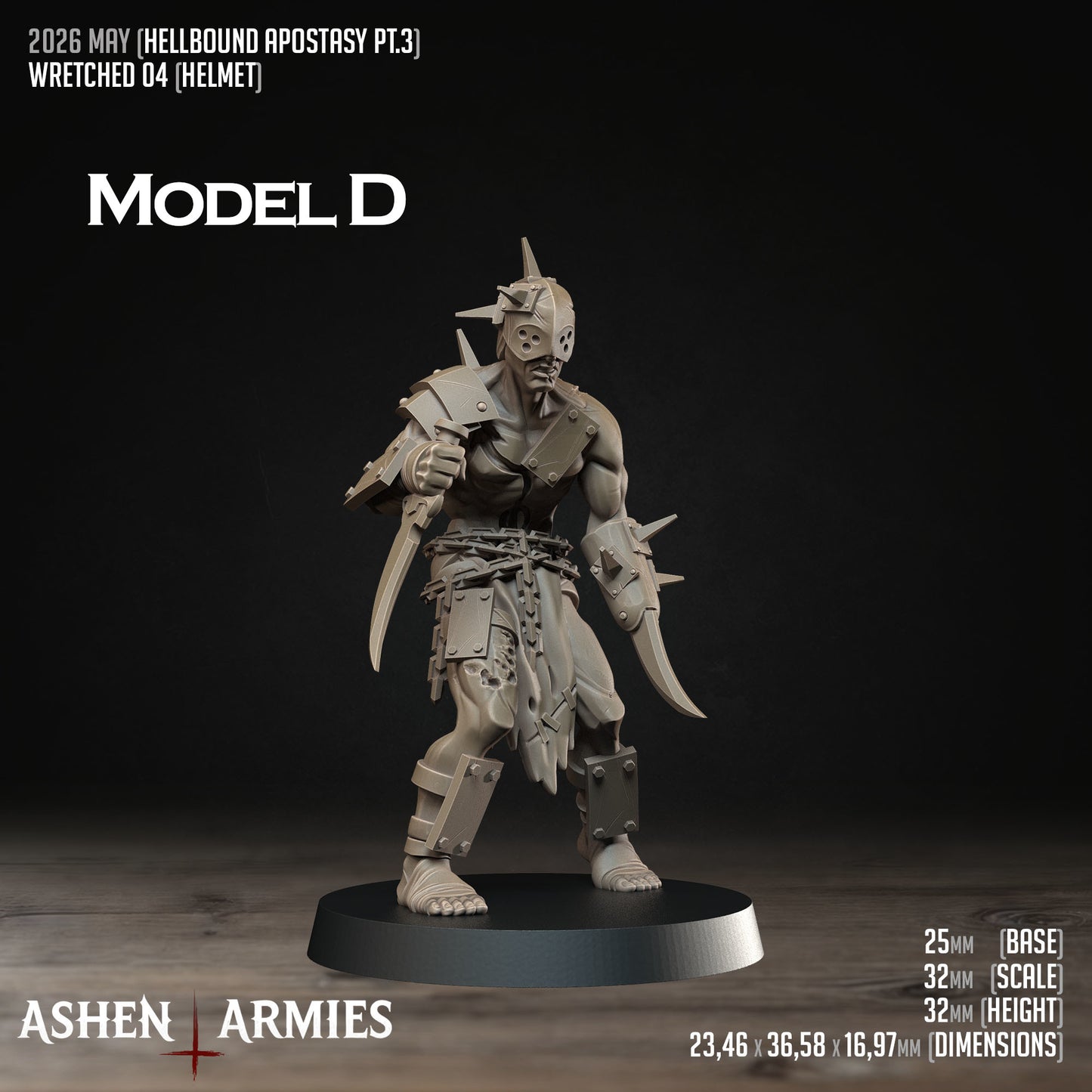 Hellbound Apostasy Wretched Miniatures - Ashen Armies by Bite the Bullet