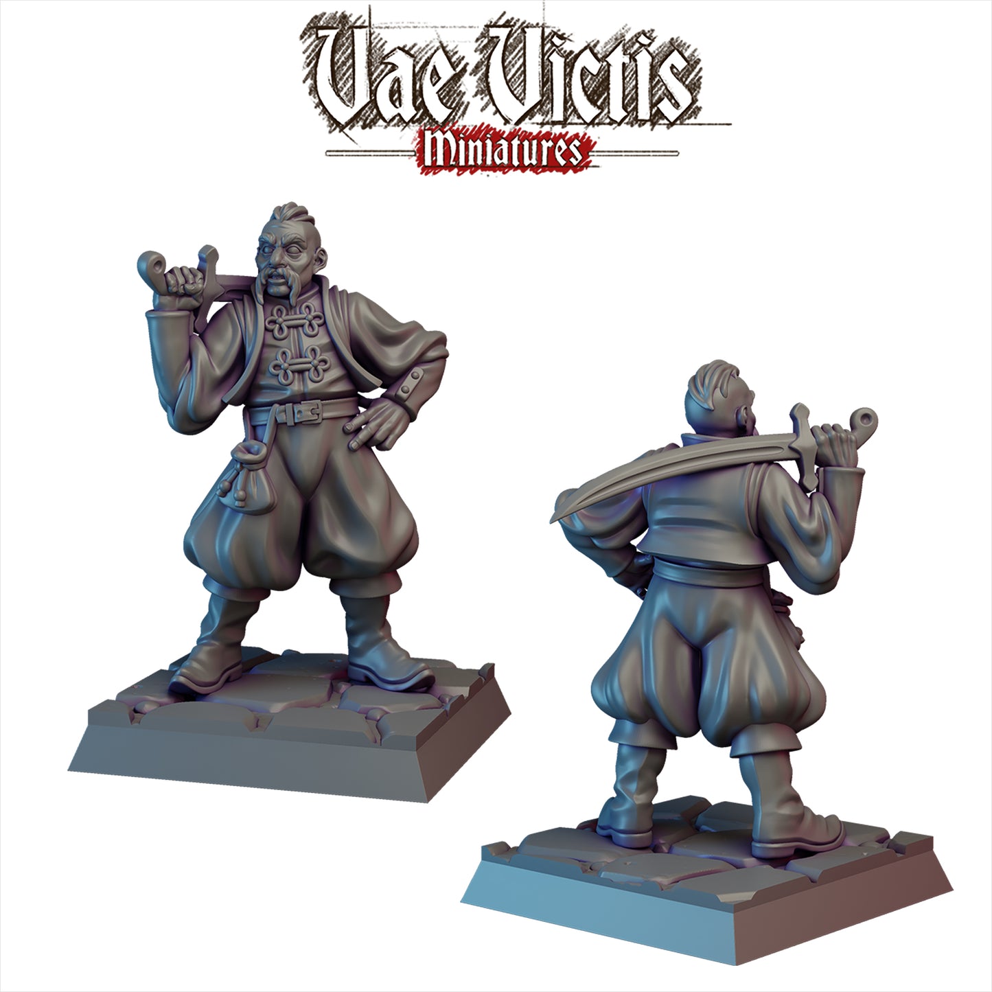 Fantasy Cossack Miniatures SET A - by Vae Victis Miniatures