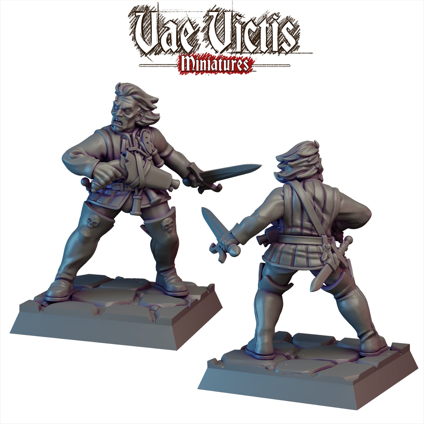 Human Mercenary Warband Miniatures SET D - by Vae Victis Miniatures