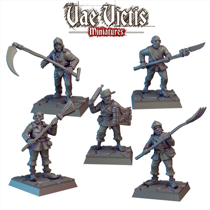 Peasant Mob Miniatures SET A - by Vae Victis Miniatures
