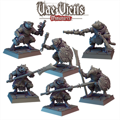 Ratfolk Miniatures SET B - by Vae Victis Miniatures