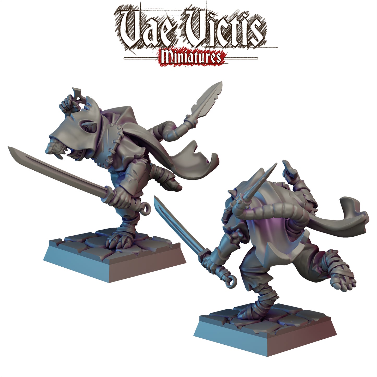 Ratfolk Miniatures SET C - by Vae Victis Miniatures