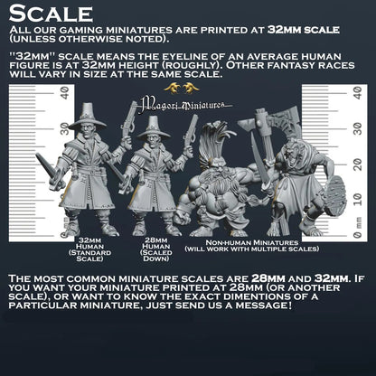 Zealot and Flagellant Miniatures - by Magori Miniatures