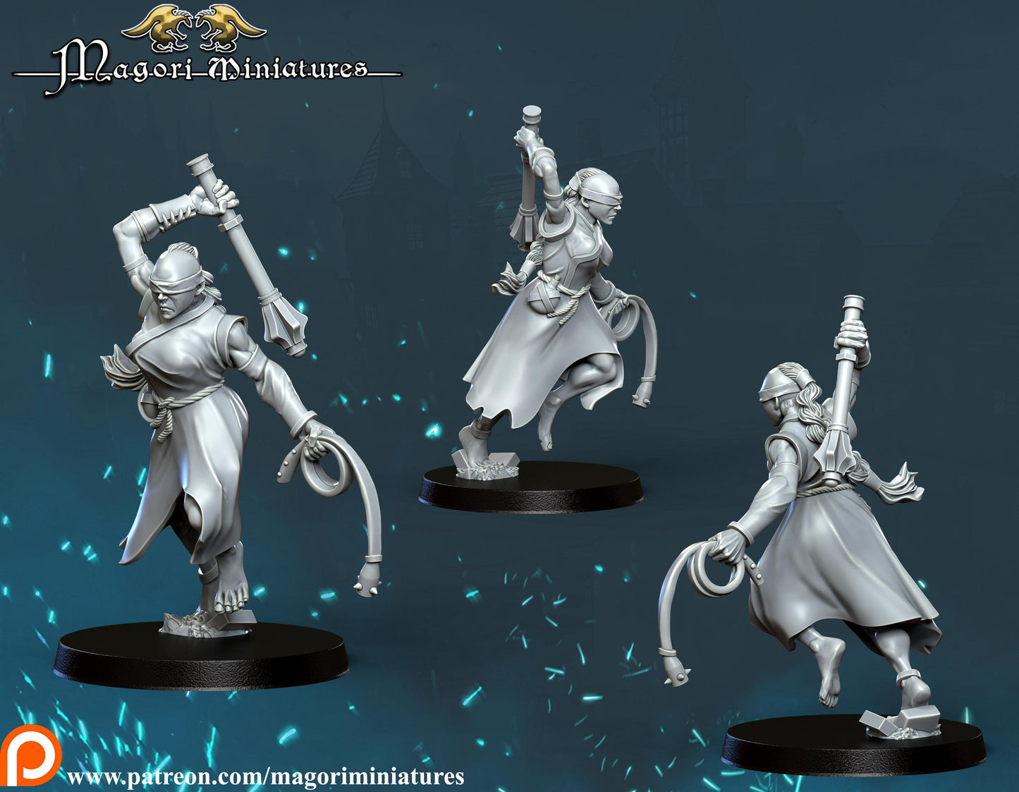 Augur Battle Sister Miniature - by Magori Miniatures