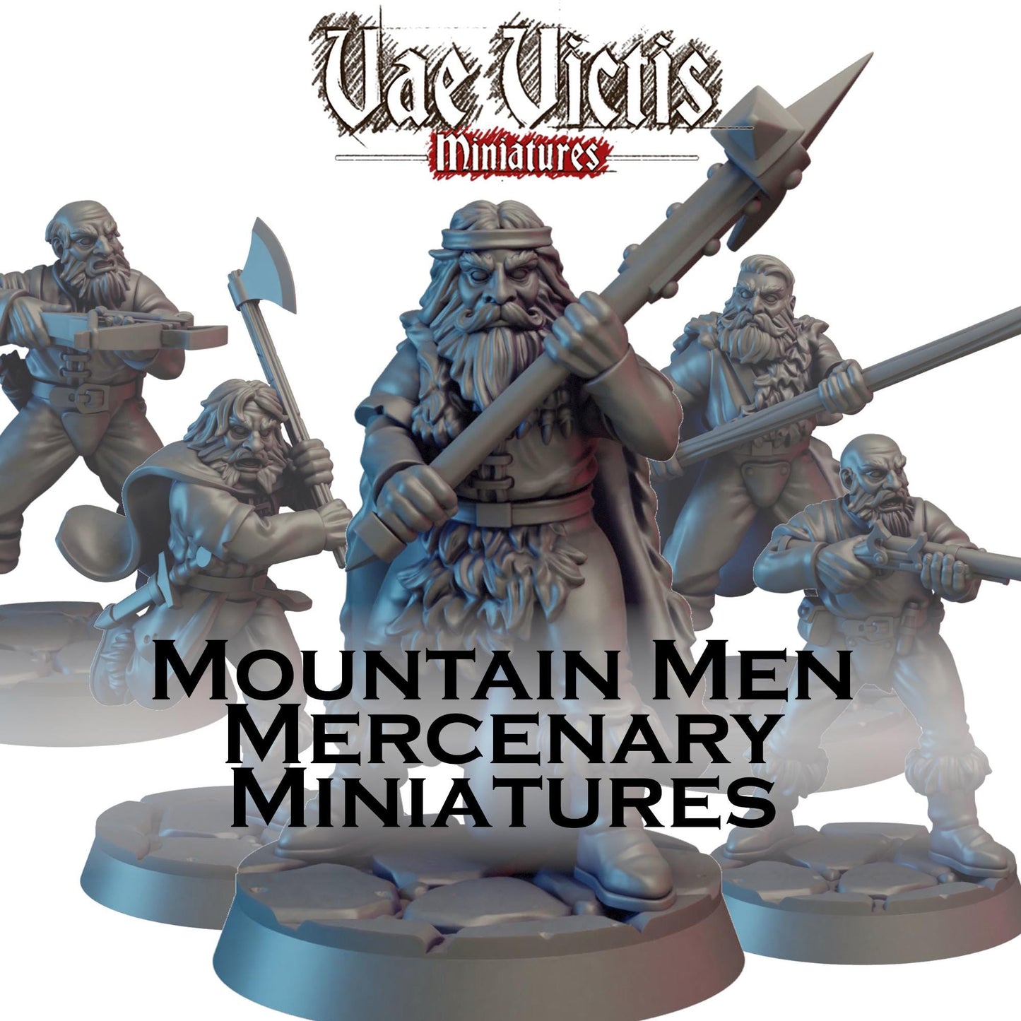 Mountain Men Mercenary Miniatures - by Vae Victis Miniatures