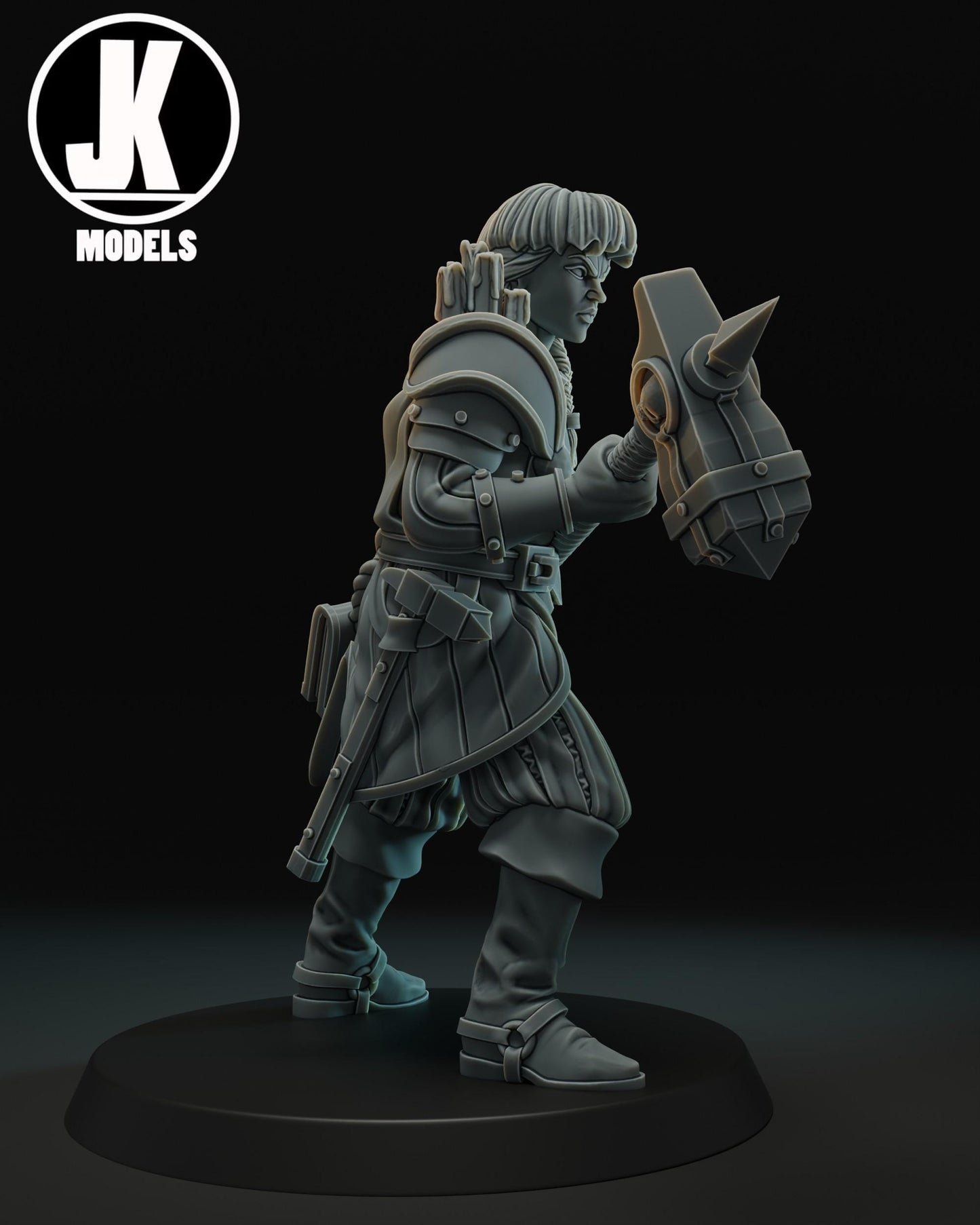 Battle Nun Miniature - JK Remo Models