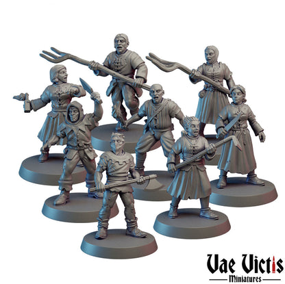 Peasant Mob Miniatures SET B - by Vae Victis Miniatures