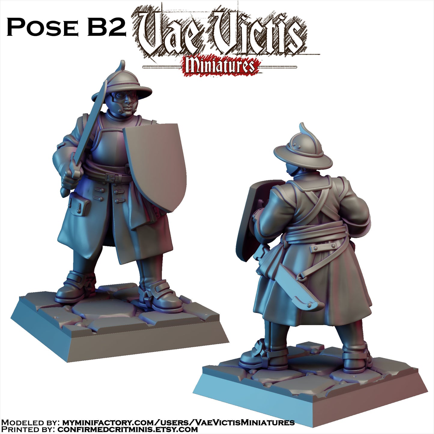 Vampire Hunter Miniatures SET B - by Vae Victis Miniatures