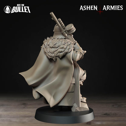 Sanctified Legion Lieutenant Miniature - Ashen Armies by Bite the Bullet