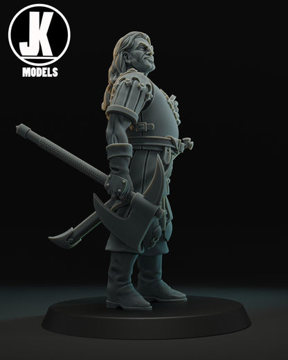 Mercenary Leader Miniature - JK Remo Models