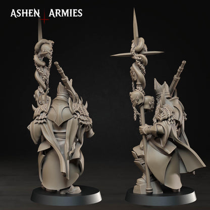 Hellbound Apostasy Heretic Priest Miniature - Ashen Armies by Bite the Bullet