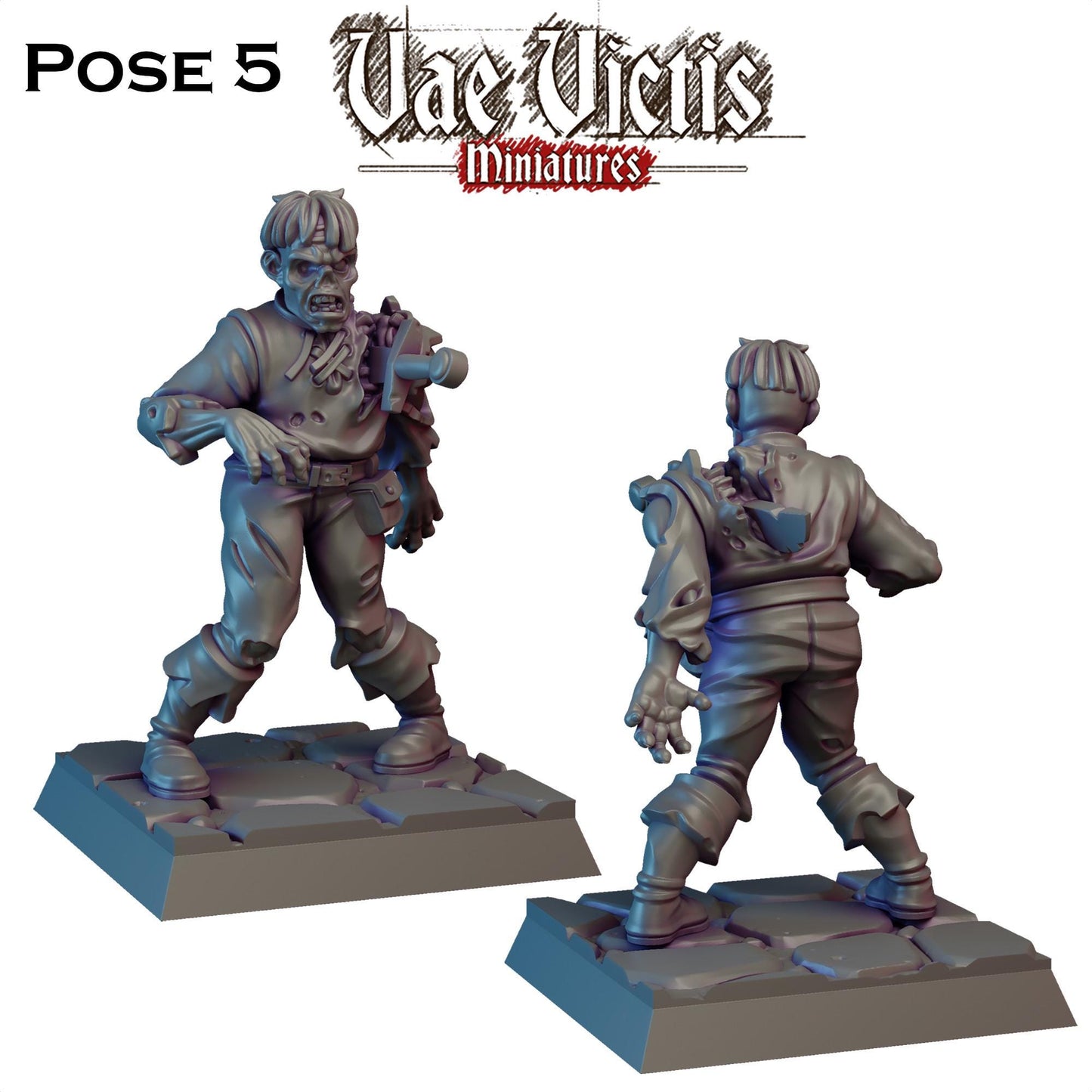 Undead Zombie Horde Miniatures - by Vae Victis Miniatures