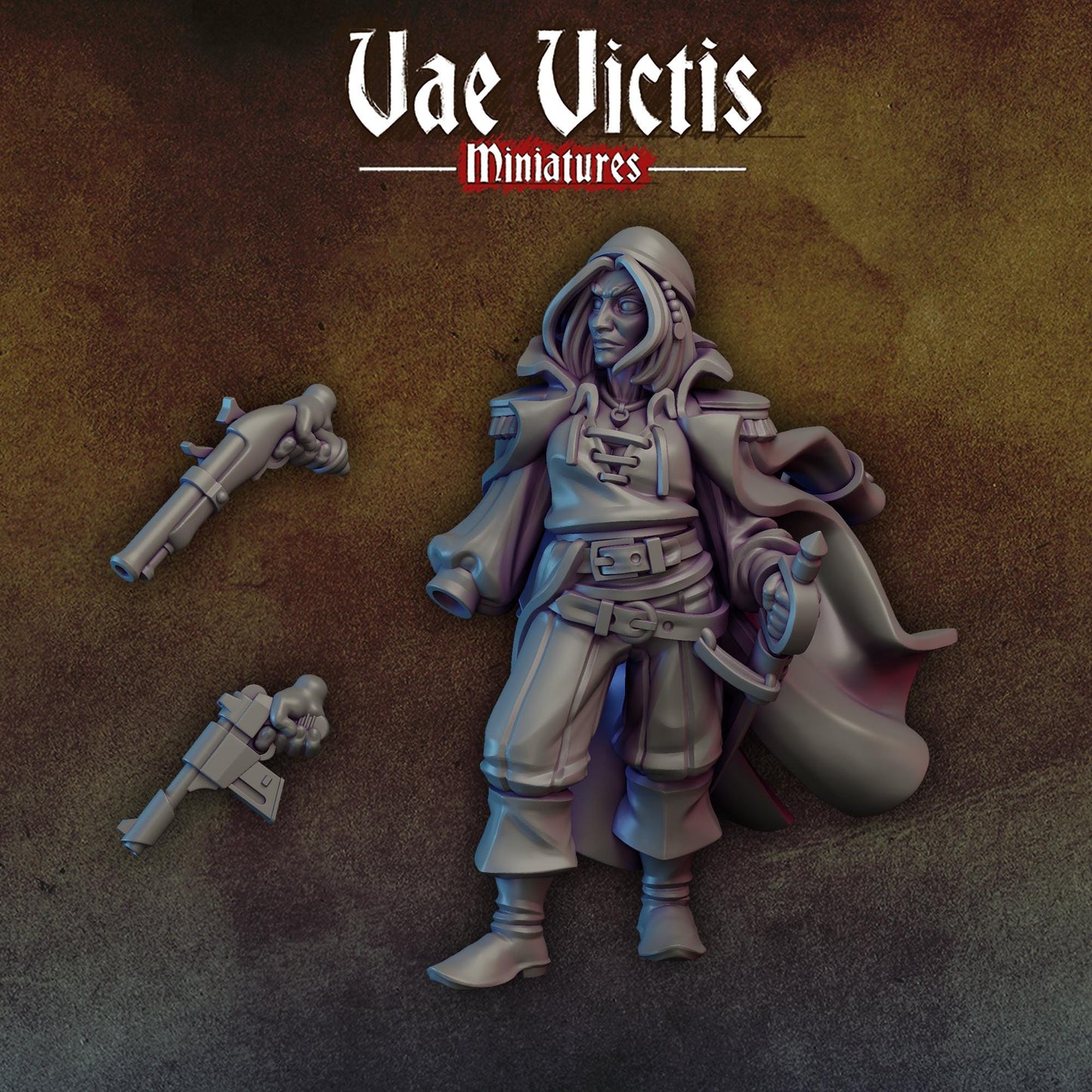 Pirate Lady Miniature - by Vae Victis Miniatures