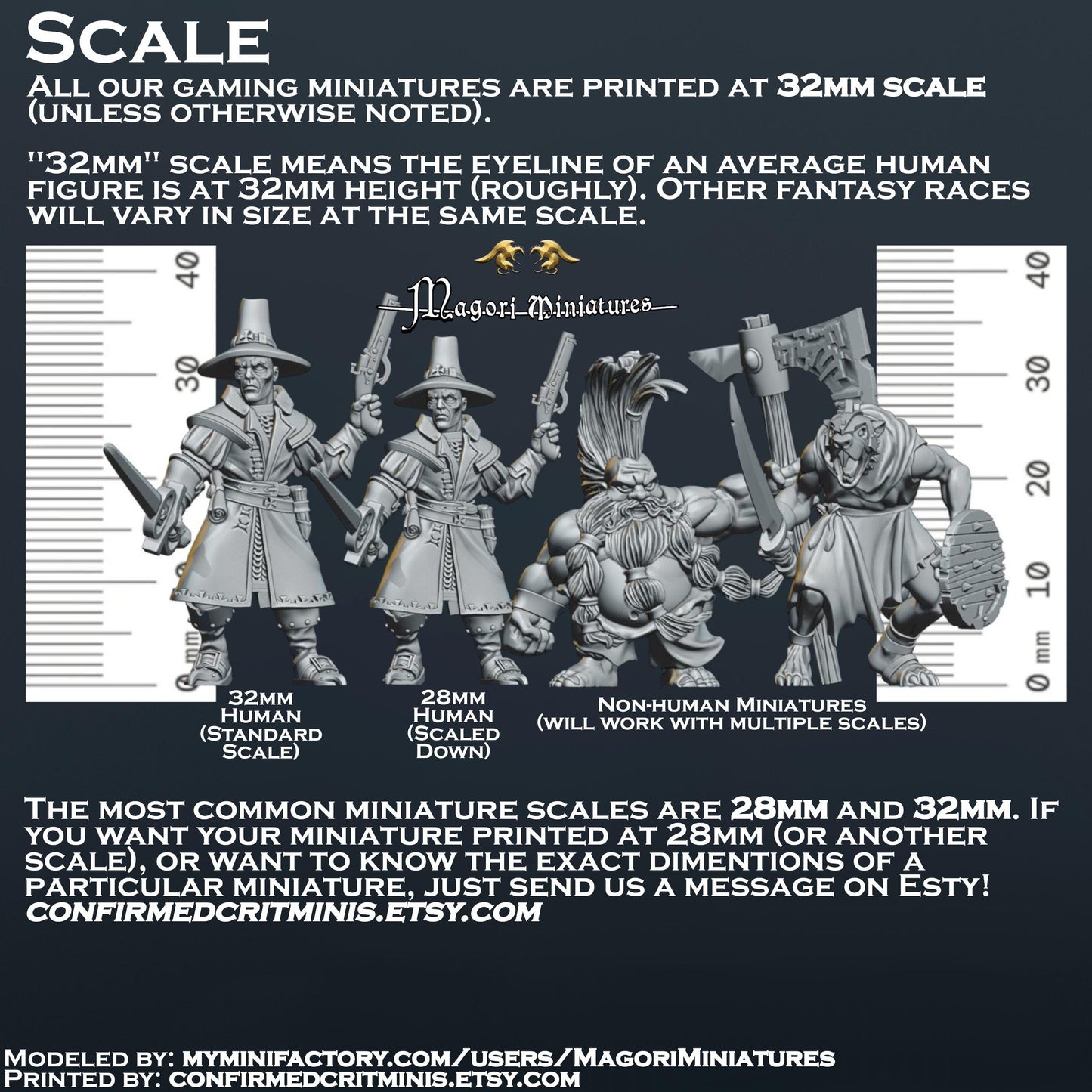 Elf Ranger Miniature - by Magori Miniatures