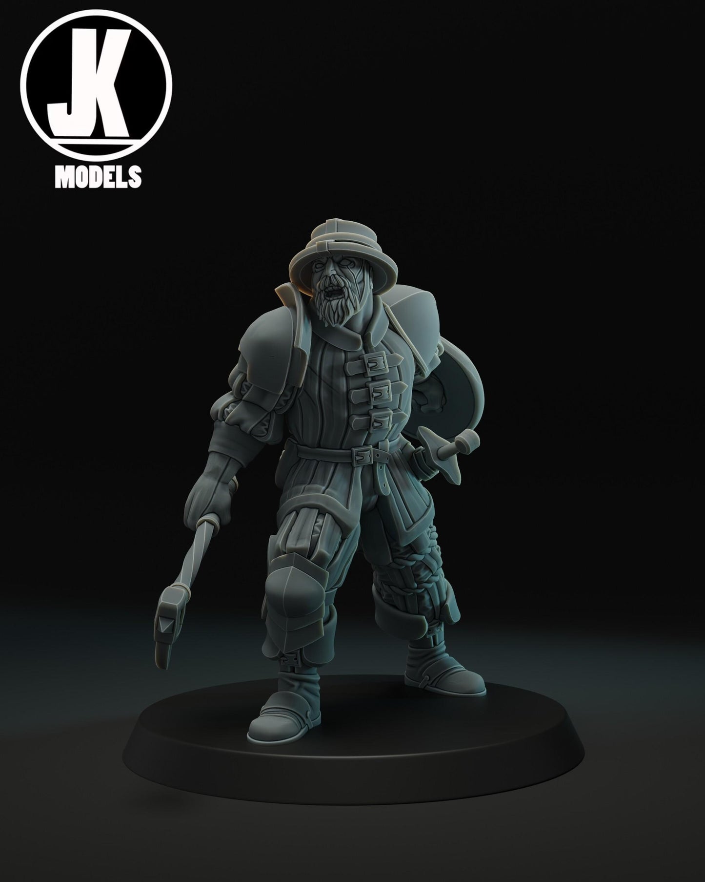 Veteran Mercenary Miniature - JK Remo Models