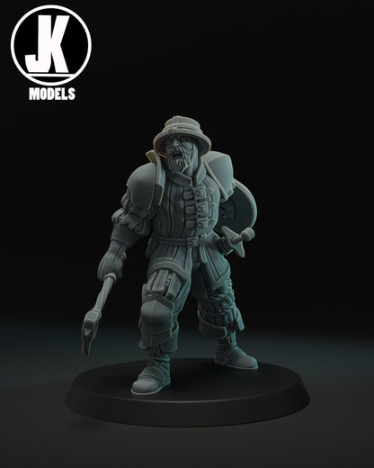 Veteran Mercenary Miniature - JK Remo Models