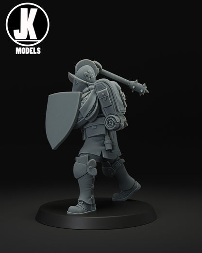 Papal Melee Trooper Miniature - JK Remo Models