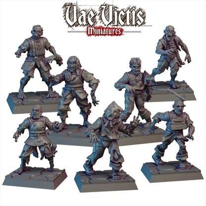 Undead Zombie Horde Miniatures - by Vae Victis Miniatures